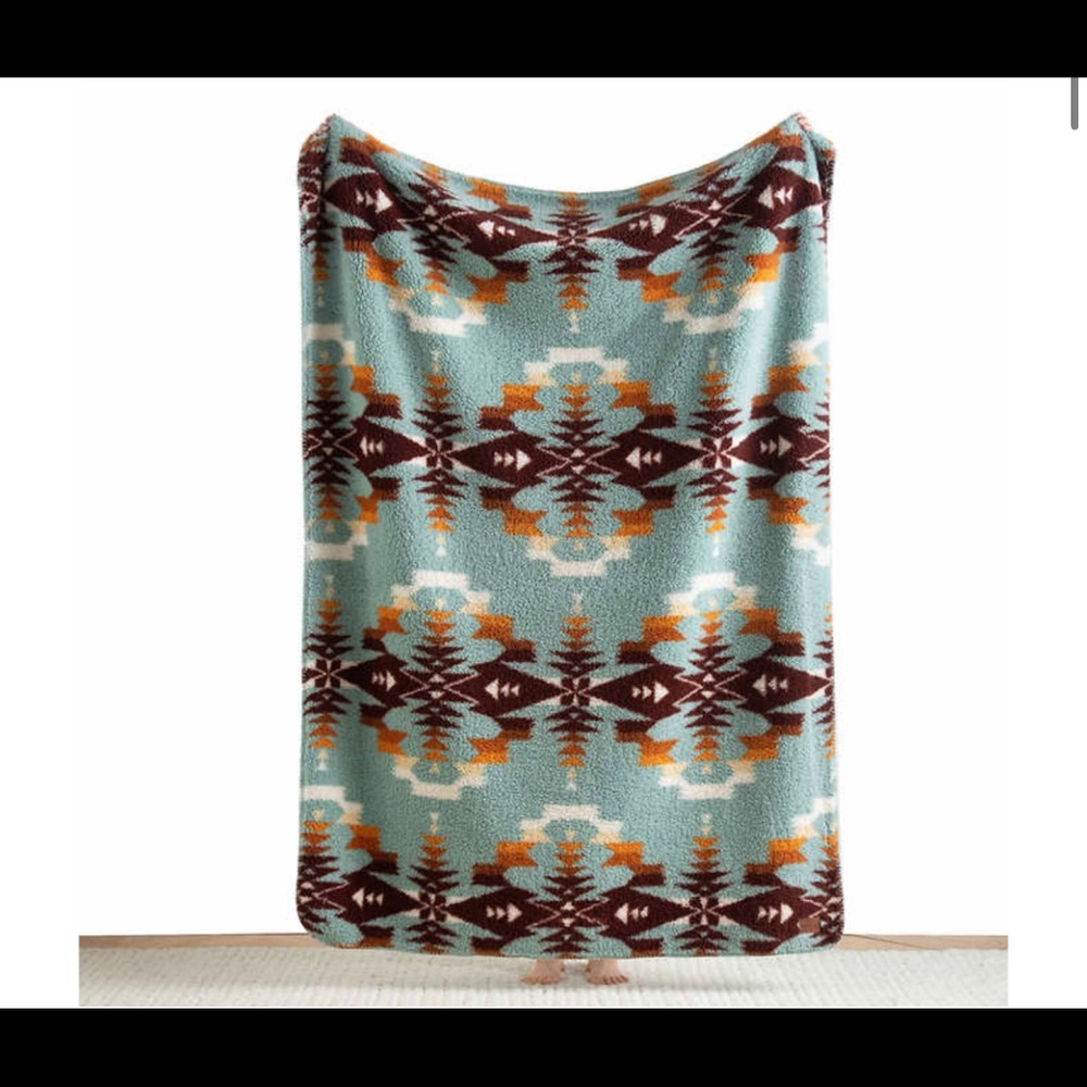 Pendleton Sherpa fleece throw 50”x70”